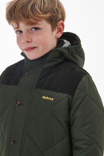 Barbour jacket kids Green top