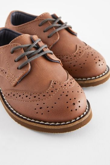 Next boys tan top shoes