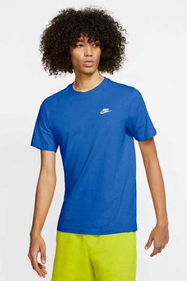 Blue t shirt on sale nike