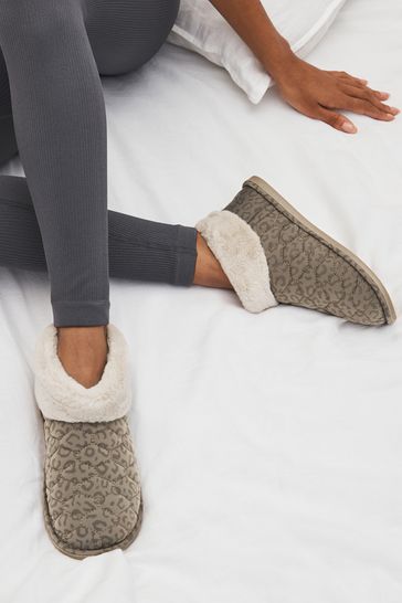 Quilted bootie slippers sales