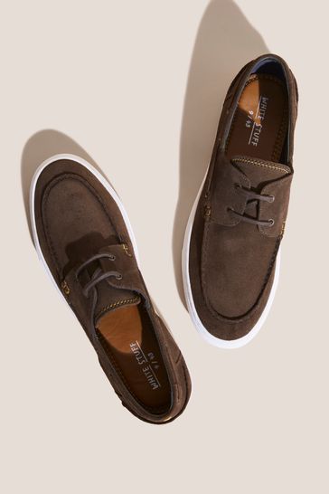 Buy White Stuff Green Suede Boat Shoes from Next Netherlands