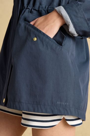 Buy Joules Portwell Navy Blue Waterproof Raincoat With Hood from Next Bahrain