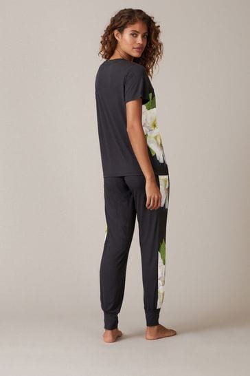 Buy B by Ted Baker Jersey Satin Mix Pyjama Set from Next Poland