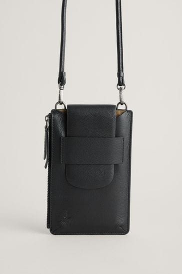 Buy Seasalt Cornwall Black Leather Kelsey Phone Wallet from Next