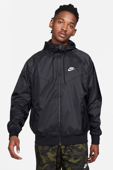 Nike Black Windrunner Hooded Jacket
