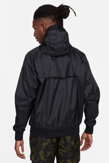 Nike windbreaker cheap mens black