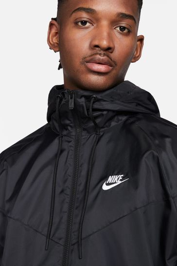 Nike windrunner jacket store black