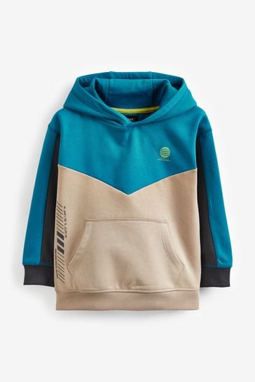 Next colour block hoodie outlet