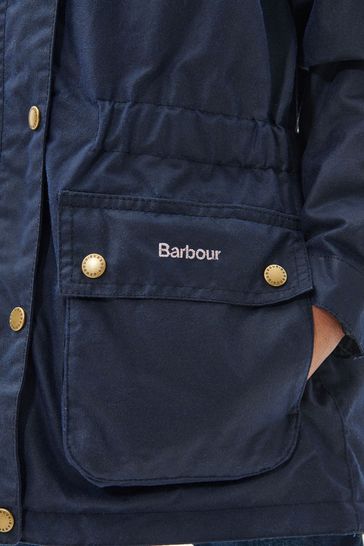 Barbour cassley waxed cotton jacket hot sale