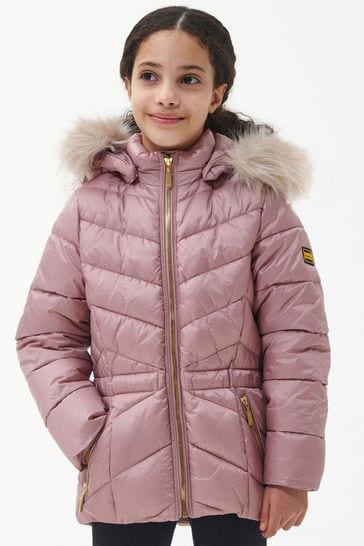 Barbour gleann quilted belted jacket discount