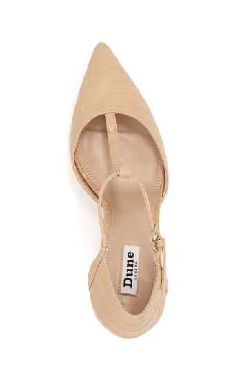 Dune London Casta T Bar Open Court Heels