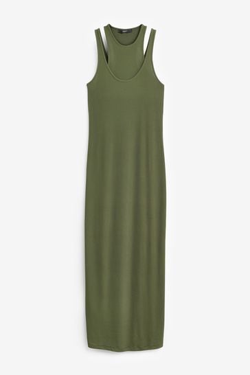Midi sales vest dress