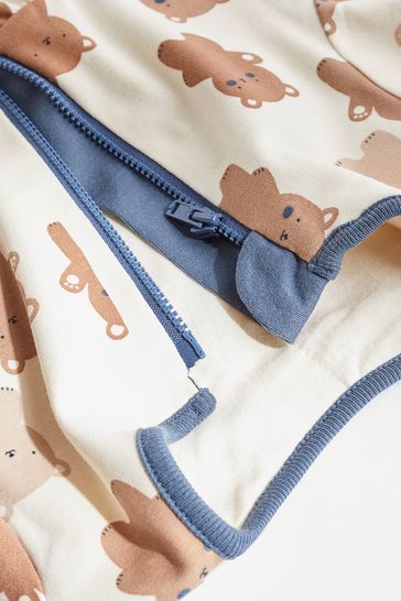Buy Natural Teddy Bear Baby 100 Cotton Long Sleeve 2 Tog Sleep