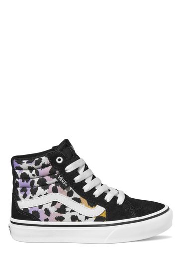 Girls leopard print vans shop