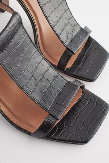 Crocodile leather sandals store