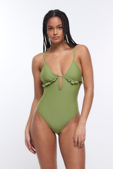 River island discount green swimsuit