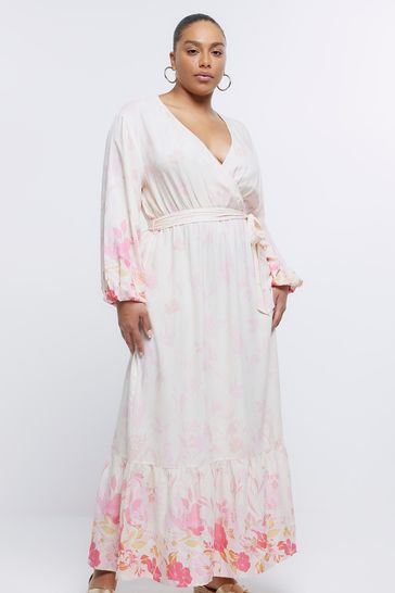River island discount floral maxi dress
