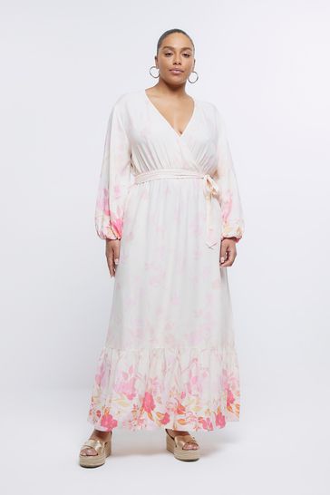 River island floral maxi dress sales
