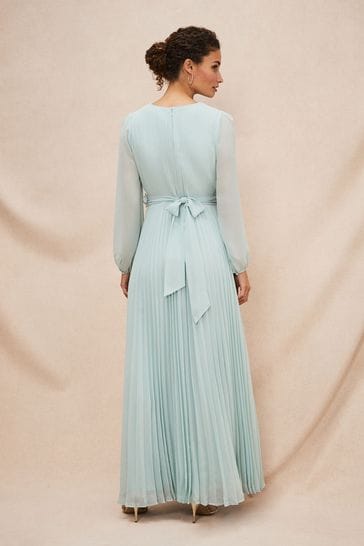 Sea green maxi dress best sale
