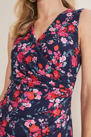 Phase Eight Blue Aurelia Floral Dress