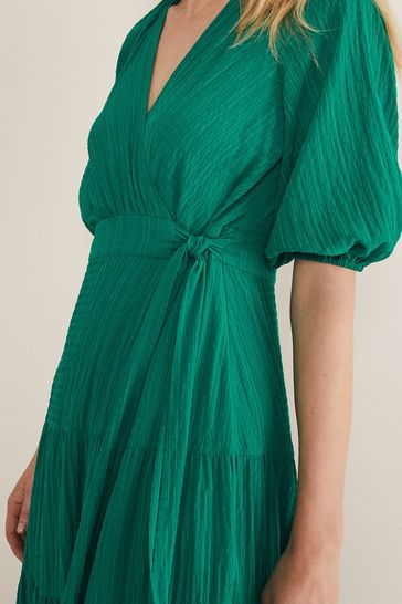 Buy Phase Eight Green Morven Wrap Dress from Next Australia