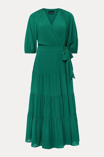 Phase eight green shop wrap dress