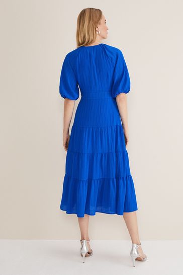 Buy Phase Eight Blue Morven Wrap Dress from Next Ireland
