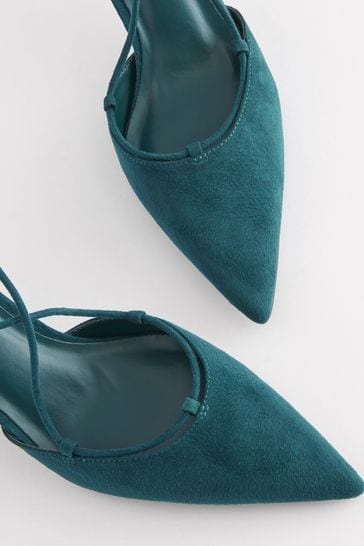 Blue and 2024 green pumps