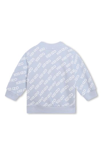 Buy KENZO KIDS Baby Blue Logo Printed Sweatshirt from Next Luxembourg