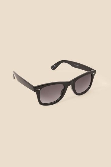 Accessorize Black Classic Flat Top Sunglasses