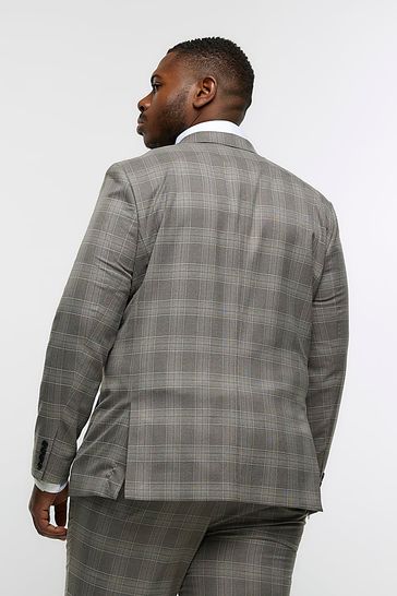 River island hotsell tartan blazer
