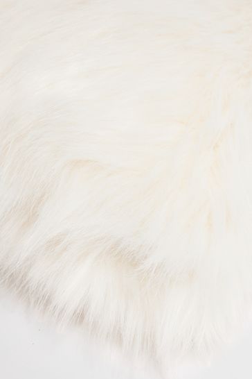 Faux fur cushions at next shop