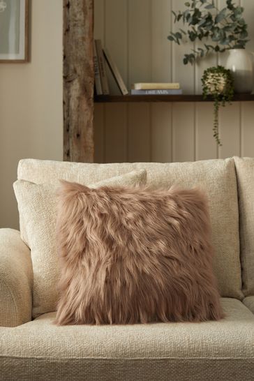 Mink fur cushions on sale
