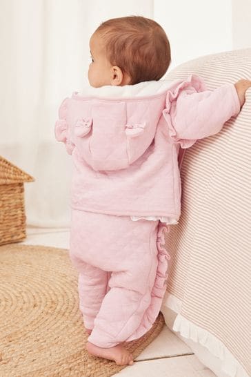 Baker by Ted Baker Pink Quilted 3 Piece Set