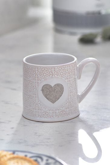 Magnolia Heart Mug - Magnolia