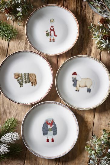 Christmas side plates online