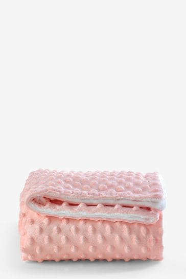 Pink bobble blanket outlet