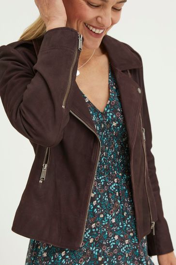 Fat face leather jacket 2025