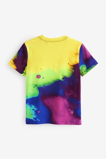 Blue and shop yellow t shirt