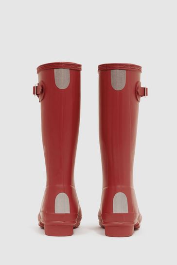 Red hunter boots kids online