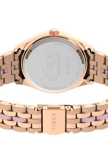 Timex rose shop gold watch