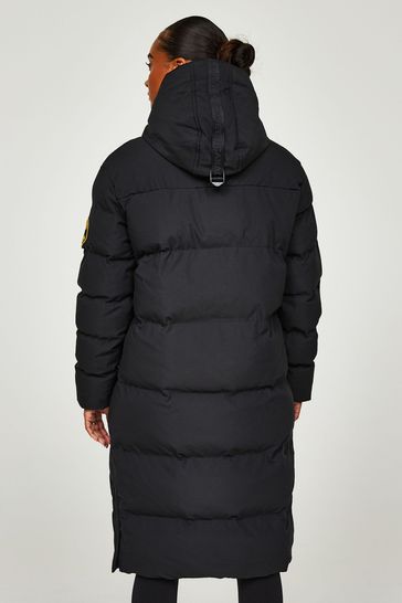 Buy Zavetti Canada Salvino Longline Puffa Black Jacket from Next Turkey