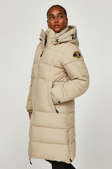 Buy Zavetti Canada Stone Kiana Longline Puffa Jacket from Next Finland