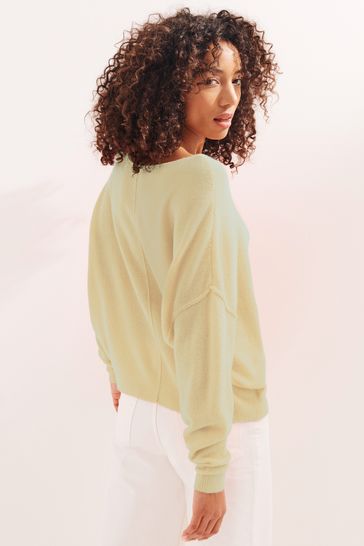 Buy American Vintage Relaxed Slouchy Knitted Jumper from Next Bahrain