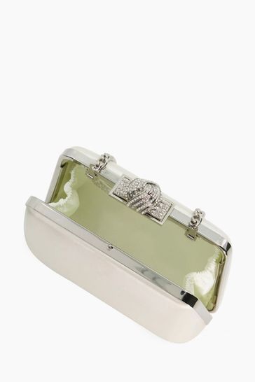 Dune ivory clutch bag hot sale