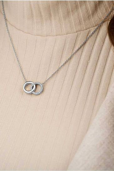 Olivia burton gold cheap interlink necklace