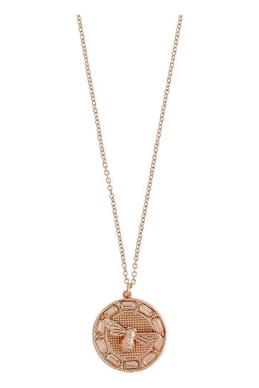 Olivia burton sales honeycomb bee necklace