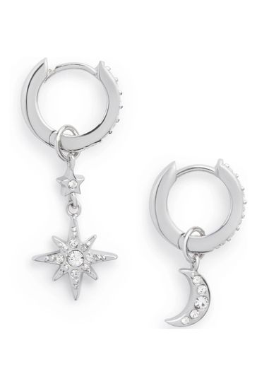 Buy Olivia Burton Jewellery Ladies Silver Tone Moon North Star