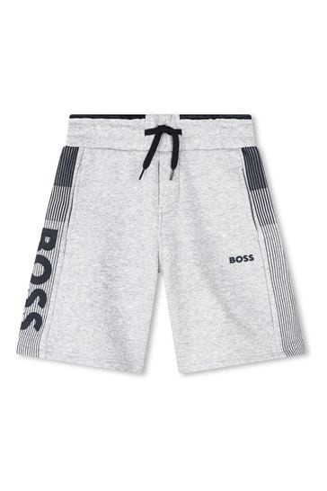 Buy BOSS Grey Side Stripe Jersey Shorts from Next Canada