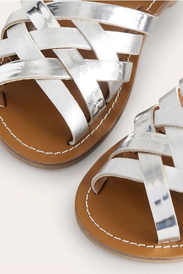 Boden silver sandals outlet